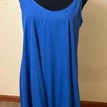 Judith March  Royal Blue Dress with Multicolor Tassels * Made in USA*  Slip 90s​​ Photo 0