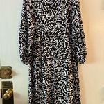 ZARA 🖤🤍 Black & White PRINTED MAXI DRESS🤍🖤 size XL Photo 10