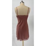 House Of CB New! NIA Rose Pink Satin & Lace Slip Mini Dress Sz Small $225 Photo 14