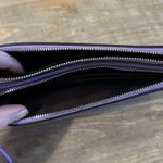 Coach Purple Leather Wallet Photo 4
