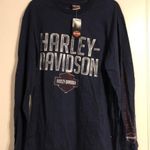 Harley Davidson Navy Long Sleeved T Shirt Photo 1