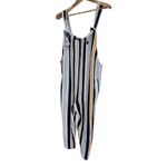 Olivaceous Romper Striped Size Medium Women’s Jumper Blue Photo 2