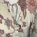 Rose + Olive Cream and Pink Tie Front Blouse Photo 6