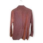 Willi Smith SZ 8 suede button down top Photo 1