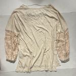 Free People We The Free Cream Oversized Long Sleeve T-Shirt - Medium Photo 1