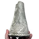 Diba True “Pay Phone” Women’s 8.5 Snake Print Leather Ankle Zip Block Heel Boots Photo 9