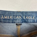 American Eagle  Distressed Curvy Mom Jeans Stretch Size 14 Long Photo 2