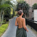 ZARA  Elegant Green One-Shoulder asymmetric maxi Dress evening party Photo 2