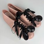 Melissa Be+ Disney pink minnie mouse lace up PVC sneakers size 6 Photo 1