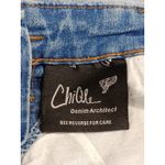 Chiqle Women’s Denim Overall Shorts Blue Size Small Photo 9