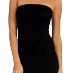 Tiger Mist ‎ Dress Women Large Black Strapless Square Neck Mini Sheath Sexy Photo 0