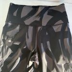 Athleta TENACITY BRUSH STROKES 7/8 TIGHT black grey small Photo 1