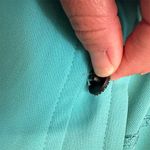 Kate Rosy Women's Small Blue Teal Double Button Blazer Long Sleeve Jacket Photo 8