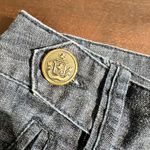 Anthropologie Daughters of the Liberation Denim Shorts Gold Button Detail Size 4 Photo 7