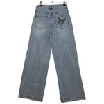 Hot Topic Sweet Society Skeleton Fairy Jeans Baggy Wide Leg Whimsy Goth Size 1 Photo 1