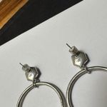 Kenneth Cole Lot Of 2 Pierced Dangle Earrings Hammered Metal Fish & 1 Photo 5