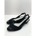 Easy Street  Work Pumps‎ Womens Size 6.5 Black Slingback Block Heel Casual Photo 2