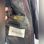 Augustus Vintage 10 Italian Wool Double Breasted Pantsuit in Black Photo 14