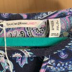 Isaac Mizrahi Live Paisley Long Sleeve Top, Size Large Photo 2