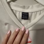 SheIn Cherry Heart Baby Crop Tee Photo 2