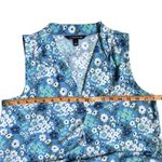 41 Hawthorn Sleeveless Blue Pattern Print Tank Top Casual Size medium Photo 3