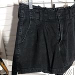American Eagle High Waist Denim Shorts Black Women's Size 12 Photo 2