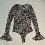 Kittenish  Payton Leopard Bell Bodysuit Women’s Size Medium Photo 6
