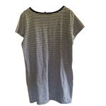 a.n.a  XL striped short sleeve tshirt dress blue white Photo 2