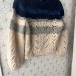 J.Crew Point Sur Pointelle Ombré Open Knit Sweater Photo 1