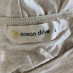 Ocean Drive ‎ Cream Dress Large Casual Resort Boho Beach Spaghetti Strap Photo 5