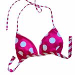 U.S. Polo Assn. Pink Polka Dot Bikini Top Swimsuit Womens M Photo 8