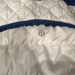 Lululemon  What The Fluff Reversible Down‎ Vest. Royal Blue/Cream. Size 4 Photo 5