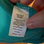 Talbots  Blue Open Front Cardigan Sweater Cotton Rayon Blend 3/4 Sleeve Small Photo 2