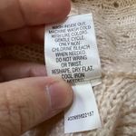 Apt. 9 Y2K  Womens Cowl Neck Open Knit Sweater Pullover Slouch Fit Pink Gold Large Photo 9