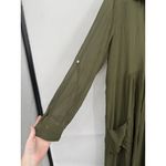 Lovestitch Sheer Midi Dress Women Medium Green Peasant Prairie Granolagirl Photo 3