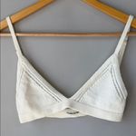 Maniere De Voir  Knit Bralette Small Cream Photo 2