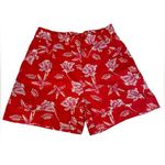 Joie Colorful tropical linen pocketed cuffed Hawaiian breathable high waisted short Photo 0