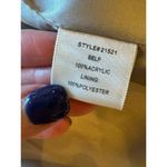 Skies Are Blue Vest Women Small Gray Ombre Faux Fur Open Outdoor Outerwear Photo 9