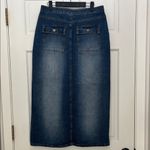 Saint Tropez West 90s Y2k Retro Maxi Denim Skirt - Size 8 Photo 7