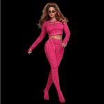 Ivy Park adidas x  Monogram BOLD Pink tights Photo 1