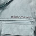 Obermeyer Boomer Jacket Teal Zip Front Hooded Soft Shell Junior Size 12 Photo 4