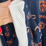 NFL Chicago Bears Football Onsie Footed Soft Fleece Unisex Pajamas Photo 4