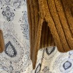 Kaisely Kaisley Tan Turtle Neck Wool Blend Sweater Size Small Photo 5