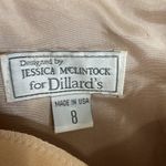 Jessica McClintock  vintage champagne a line modest prom dress size 8 Photo 2