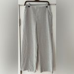 Nic+Zoe  Cream Subtle Swirl Knit Lenox Wide Leg Pants Size Small‎ Photo 4
