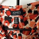 Jones New York  Leopard Print V-Neck Long Sleeve Top Womens Size‎ Small Photo 4
