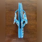 Jack Rogers Women 9 Nautical Blue White Stripe Jelly Sandals Beach Coastal Prep Photo 6