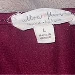 Ultra Flirt Red and Black Jumpsuit with Striking Stripes and Belt Size Large Photo 2