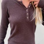 Brandy Melville Black Athern Long Sleeve Top Photo 2