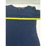 Luxology  long sleeve dress in blue with white pinstripes Size 12 Photo 4